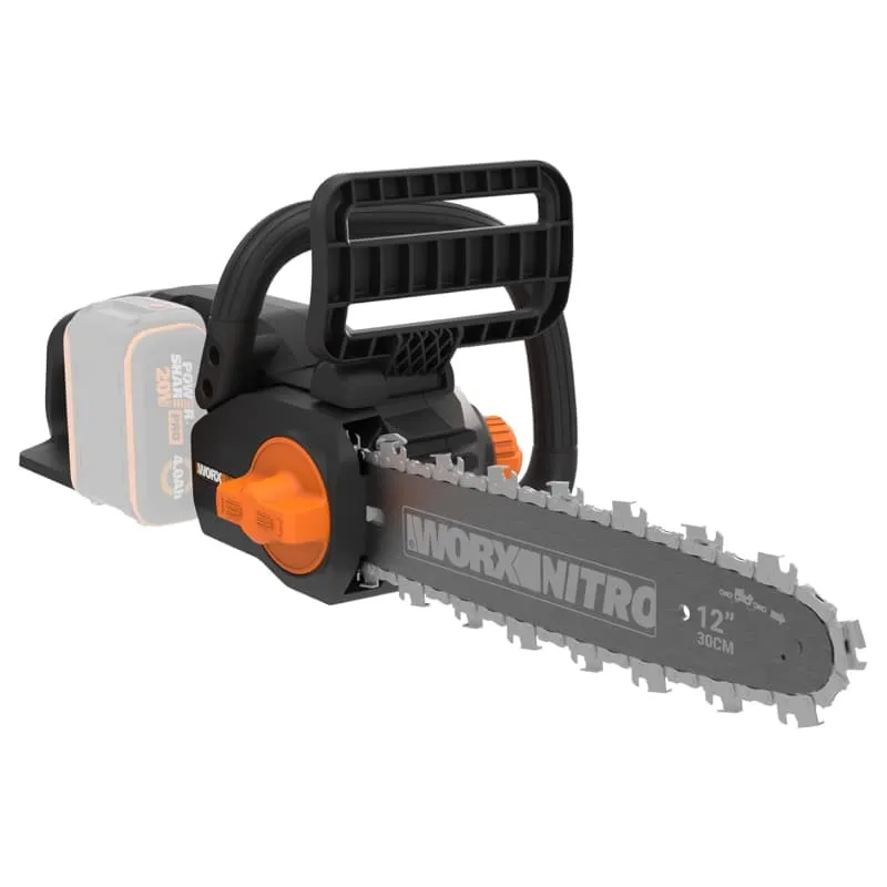 Пила цепная WORX NITRO WG350E.9 20V 30см аккумуляторная бесщеточная, без АКБ и ЗУ